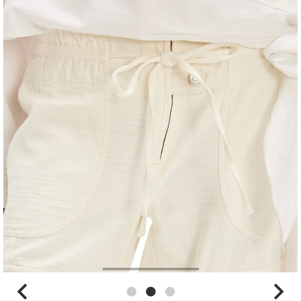 Free People Off-White Cargo Joggers - Picture 3 of 8